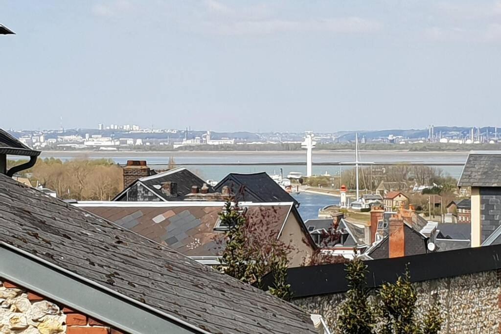 Apartament Le Longchamp Honfleur Zewnętrze zdjęcie